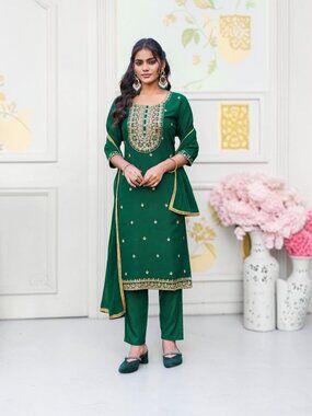 Rayon Traditional Salwar Kameez, Cultural Wear for Women